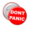 Dont panic badge