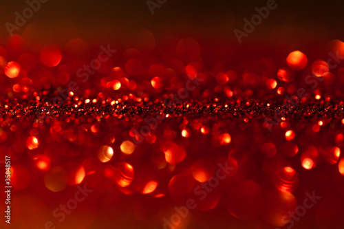 Photo: twinkled red background - christmas twinkled red background - christmas