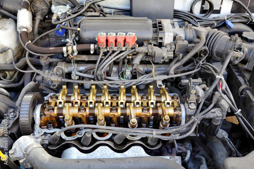 Photo: LPG converted modern gasoline engine LPG converted modern gasoline engine