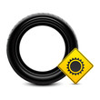 Summer tire icon