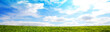 Wiese und Himmel