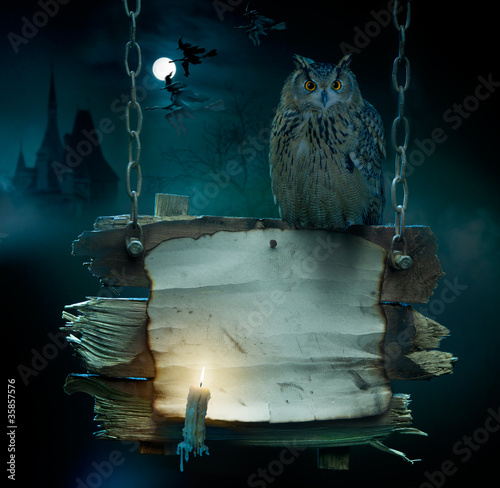 Photo: design background for Halloween party design background for Halloween party