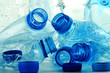 Composition with plastic bottles of mineral water Composition with plastic bottles of mineral water