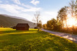 Photo: road at sunset road at sunset