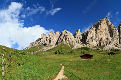 Photo: Cir Dolomites - Gardena pass, Italy Cir Dolomites - Gardena pass, Italy