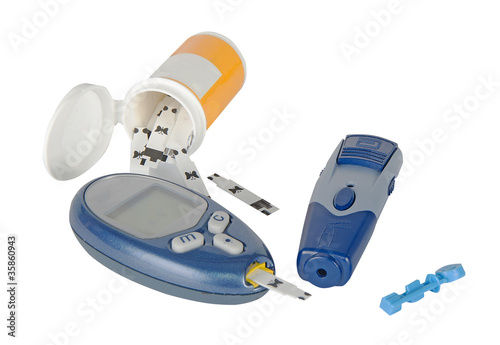 Photo: Home glucose meter Home glucose meter