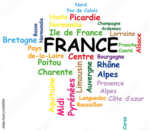 Vector: France et régions France et régions