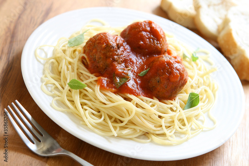 Photo: Spaghetti and Meatballs Spaghetti and Meatballs