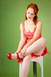 Pin-up style girl