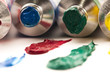 mixing paints. background