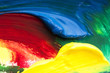 mixing paints. background