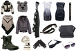 collection of woman clothes