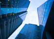 modern office building  in evening