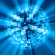 Matrix light explosion blue