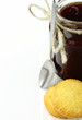jam in the pot on a white background jam in the pot on a white background