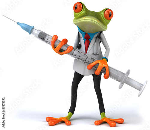 Illustration: Grenouille docteur Grenouille docteur