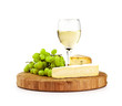 white wine cheese board