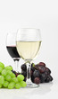 wine and grapes