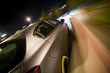 Car driving fast