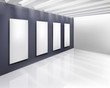 Art gallery. Vector illustration.