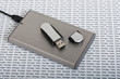 USB memory stick & portable hard drive