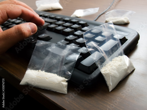 Photo: Cyber drug dealer Cyber drug dealer