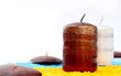 Foto: Spa with candles and bath salt Spa with candles and bath salt
