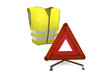 gilet et triangle gilet et triangle