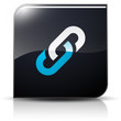 Symbole glossy vectoriel lien Symbole glossy vectoriel lien