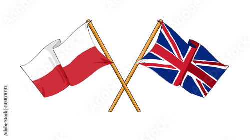 Illustration: Polish - British alliance and friendship Polish - British alliance and friendship