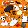 Halloween Comic speech bubbles Halloween Comic speech bubbles