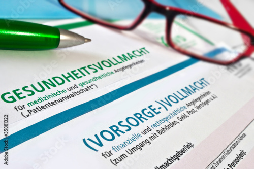 Foto: Vollmacht - Gesundheit Vollmacht - Gesundheit