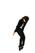 Cool female dancer isolated