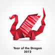 Origami dragon