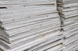 Stacking of gypsum sheets