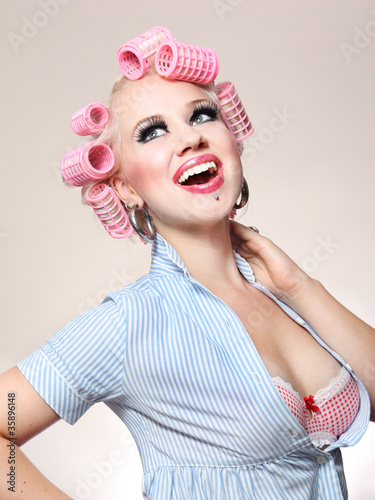 Foto: Happy housewife Happy housewife