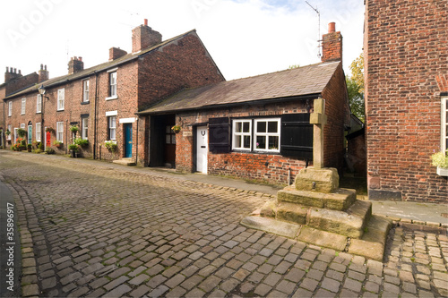 Photo: Ancient stone cross, Croston Village, Lancashire Ancient stone cross, Croston Village, Lancashire