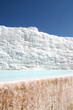 White rocks and travertines of Pamukkale Turkey