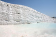White rocks and travertines of Pamukkale Turkey