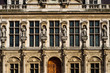 Town hall in Paris showing fine architecture and sculptures Town hall in Paris showing fine architecture and sculptures