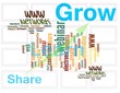 Illustration: webinar, a path to share, learn and grow webinar, a path to share, learn and grow