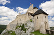 Gothic rocky castles in Poland. Touristic route of Eagle's Nest