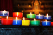 Colorful candles