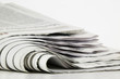 pile of newspaper with copy space for your massage