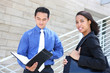 Diverse Business Team at Office Building