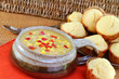 Healthy Corn Chowder with Muffins