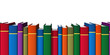 Foto: Row of color books Row of color books