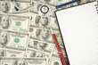 stethoscope and dollars stethoscope and dollars