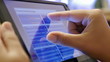 Video: finger touching screen on tablet pc finger touching screen on tablet pc