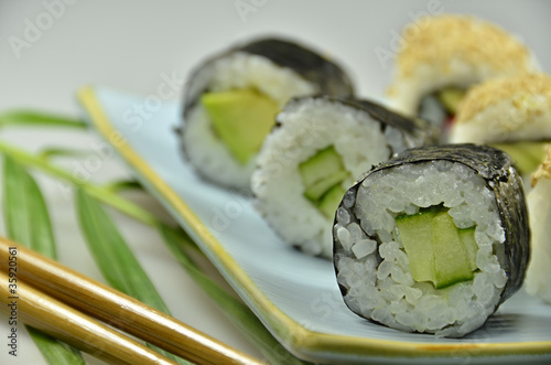 Photo: Maki Gurken Rolls Maki Gurken Rolls